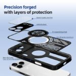 iPhone17 メタル合金枠 ケース カバー magsafe対応ケース