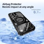 iPhone17 メタル合金枠 ケース カバー magsafe対応ケース