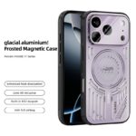iPhone17 メタル合金枠 ケース カバー magsafe対応ケース