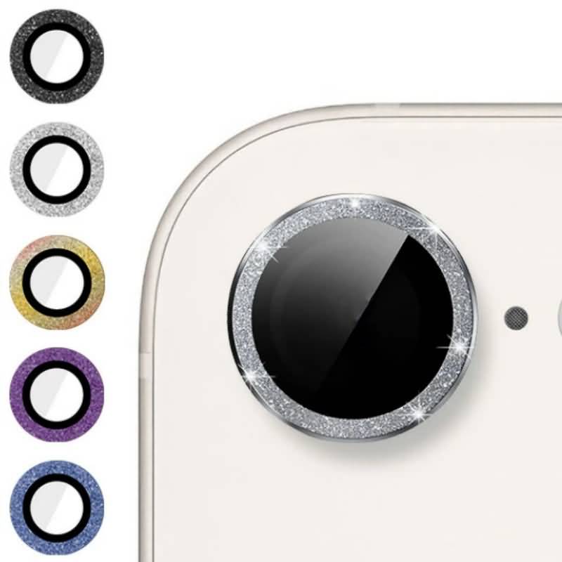iPhone16e カメラレンズ キラキラ iPhoneカメラ保護 フィルム iPhone16e カメラカバー