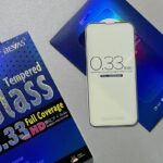 iPhone17全面保護 ガラスフィルム 黒縁あり ブルーライトカット 強化ガラスフィルム