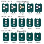 iPhone17pro/17pro max カメラ フィルム CDパターンアルミ iPhone 17 カメラ保護フィルム