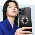 アルミ合金製 折り畳式 マグネット式 スマホ スタンド
