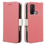 OPPO Reno 7A 合成革ケース 腕ストラップ付属 手帳型ケース