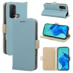 OPPO Reno 7A 合成革ケース 腕ストラップ付属 手帳型ケース