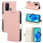 OPPO Reno 7A 合成革ケース 腕ストラップ付属 手帳型ケース