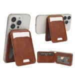 iPhone・スマホ 通用Magsafe対応ケース 強力磁 ケース 角度調節可能 折れ畳式 カード収納可能 ケース magsafe対応収納ケース