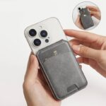iPhone・スマホ 通用Magsafe対応ケース 強力磁 ケース 角度調節可能 折れ畳式 カード収納可能 ケース magsafe対応収納ケース