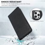 iPhone 17 手帳型ケース 腕ストラップ付属 iPhone 16e対応手帳型ケース iPhone16 PUレザー ケース