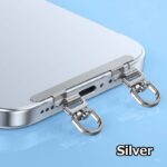 ステンレス製 スマホストラップ用 背面 シールパッド