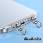 ステンレス製 スマホストラップ用 背面 シールパッド