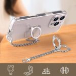 スマホリング ストラップ リング バンカーリング スタンド機能 360度回転可能