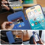 iPhone 17 手帳型ケース magsafe対応ケース iPhone16 PUレザー 手帳型ケース カード収納可能 スタンド機能 スマホケース 全9色 SKU:AC08052025004 - Image 100