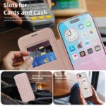 iPhone 17 手帳型ケース magsafe対応ケース iPhone16 PUレザー 手帳型ケース カード収納可能 スタンド機能 スマホケース 全9色 SKU:AC08052025004 - Image 49