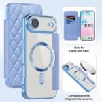 iPhone 17 手帳型ケース magsafe対応ケース iPhone16 PUレザー 手帳型ケース カード収納可能 スタンド機能 スマホケース 全9色 SKU:AC08052025004 - Image 12