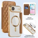 iPhone 17 手帳型ケース magsafe対応ケース iPhone16 PUレザー 手帳型ケース カード収納可能 スタンド機能 スマホケース 全9色 SKU:AC08052025004 - Image 10