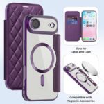 iPhone 17 手帳型ケース magsafe対応ケース iPhone16 PUレザー 手帳型ケース カード収納可能 スタンド機能 スマホケース 全9色 SKU:AC08052025004 - Image 9