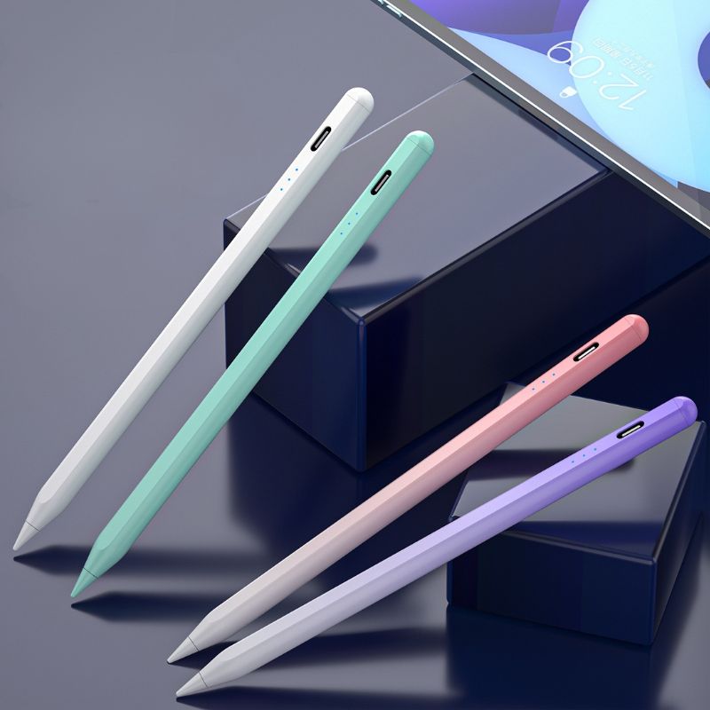 AC09062025019-16 PSE認証済 スタイラスペン タッチペン iPad専用 ペンシル iPadペン 残量表示 誤操作防