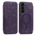 Galaxy S25 合成革ケース 背面型ケース magsafe対応ケース Galaxy S25 Ultra 背面型ケース