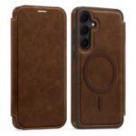 Galaxy S25 合成革ケース 背面型ケース magsafe対応ケース Galaxy S25 Ultra 背面型ケース