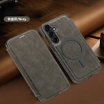 Galaxy S25 合成革ケース 背面型ケース magsafe対応ケース Galaxy S25 Ultra 背面型ケース