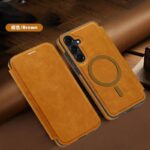 Galaxy S25 合成革ケース 背面型ケース magsafe対応ケース Galaxy S25 Ultra 背面型ケース