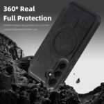 Galaxy S25 合成革ケース 背面型ケース magsafe対応ケース Galaxy S25 Ultra 背面型ケース