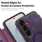 Galaxy S25 合成革ケース 背面型ケース magsafe対応ケース Galaxy S25 Ultra 背面型ケース