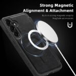 Galaxy S25 合成革ケース 背面型ケース magsafe対応ケース Galaxy S25 Ultra 背面型ケース