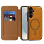 Galaxy S25 合成革ケース 背面型ケース magsafe対応ケース Galaxy S25 Ultra 背面型ケース