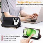 iPhone 17 手帳型ケース ストラップ付属 iPhone 16e対応手帳型ケース