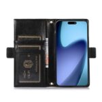 iPhone 17 手帳型ケース ストラップ付属 iPhone 16e対応手帳型ケース iPhone16 PUレザー ケース