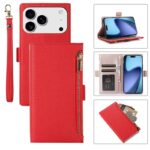 iPhone 17 手帳型ケース ストラップ付属 iPhone 16e対応手帳型ケース iPhone16 PUレザー ケース