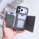 iPhone 17 背面型ケース magsafe対応ケース iPhone 16e対応手帳型ケース iPhone16 PUレザー ケース