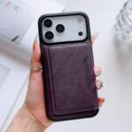 iPhone 17 背面型ケース magsafe対応ケース iPhone 16e対応手帳型ケース iPhone16 PUレザー ケース