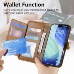 iPhone 17 手帳型ケース ストラップ付属 iPhone 16e対応手帳型ケース iPhone16 PUレザー ケース スマホケース 全8色