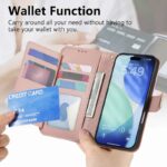 iPhone 17 手帳型ケース ストラップ付属 iPhone 16e対応手帳型ケース iPhone16 PUレザー ケース スマホケース 全8色