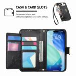 iPhone 17 手帳型ケース ストラップ付属 iPhone 16e対応手帳型ケース iPhone16 PUレザー ケース スマホケース 全8色