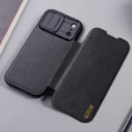 iPhone 17 手帳型ケース iPhone 17 Pro 手帳型 ケース Nillkin正規品 カメラレンズ保護 合成革 ケース