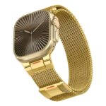 Apple watch交換用バンド 磁気吸着式 ミラネーゼループバンドApple watch 42/44/45/49mm メッシュメタル製バンド