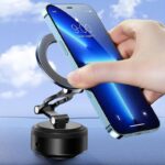 両面吸着 magsafe対応車載ホルダー グネット式 真空 スマホホルダー