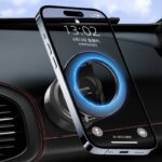両面吸着 magsafe対応車載ホルダー グネット式 真空 スマホホルダー