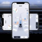 両面吸着 magsafe対応車載ホルダー グネット式 真空 スマホホルダー