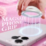 スマホグリップ Magsafe 対応 グリップホルダー 超強力磁石搭載 落下防止 携帯スタンド スタンド