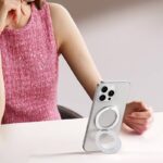 スマホグリップ Magsafe 対応 グリップホルダー 超強力磁石搭載 落下防止 携帯スタンド スタンド