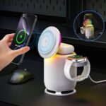 Qi2 3in1ワイヤレス充電器 PD15W 快速充電器 Apple watch &Air Pods充電可能 ワイヤレス充電 スタンド機能 ワイヤレスチャージャー