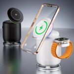 Qi2 3in1ワイヤレス充電器 PD15W 快速充電器 Apple watch &Air Pods充電可能 ワイヤレス充電 スタンド機能 ワイヤレスチャージャー