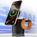 Qi2 3in1ワイヤレス充電器 PD15W 快速充電器 Apple watch &Air Pods充電可能 ワイヤレス充電 スタンド機能 ワイヤレスチャージャー