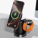 Qi2 3in1ワイヤレス充電器 PD15W 快速充電器 Apple watch &Air Pods充電可能 ワイヤレス充電 スタンド機能 ワイヤレスチャージャー