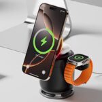 Qi2 3in1ワイヤレス充電器 PD15W 快速充電器 Apple watch &Air Pods充電可能 ワイヤレス充電 スタンド機能 ワイヤレスチャージャー